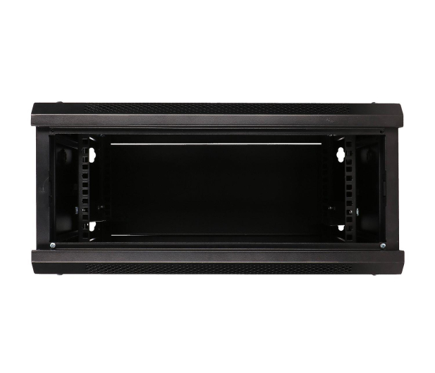Extralink Szafka wisząca rack 4U 600x450 czarna szklane drzwi EX.2886 - 484910 - zdjęcie 10